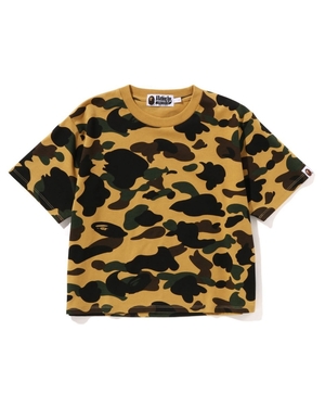 T Shirts Bape 1st Mini Jaune Femme | TLQ-60418386